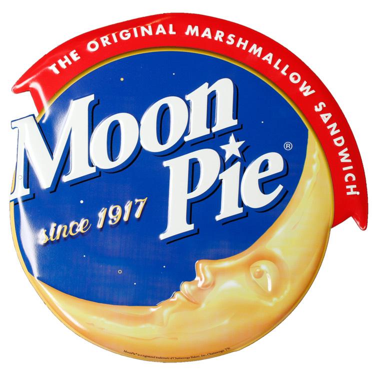 看板 ダイカットティンサイン MOON PIE ムーンパイ #41603 高さ37.5×幅 