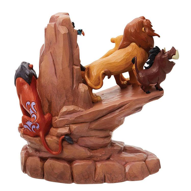 フィギュア ディズニー ライオン・キング プライドロック 約23cm enesco Disney Traditions ライオンキの画像