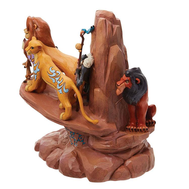 フィギュア ディズニー ライオン・キング プライドロック 約23cm enesco Disney Traditions ライオンキの画像