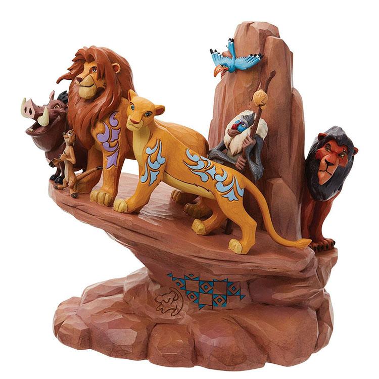 フィギュア ディズニー ライオン・キング プライドロック 約23cm enesco Disney Traditions ライオンキの画像