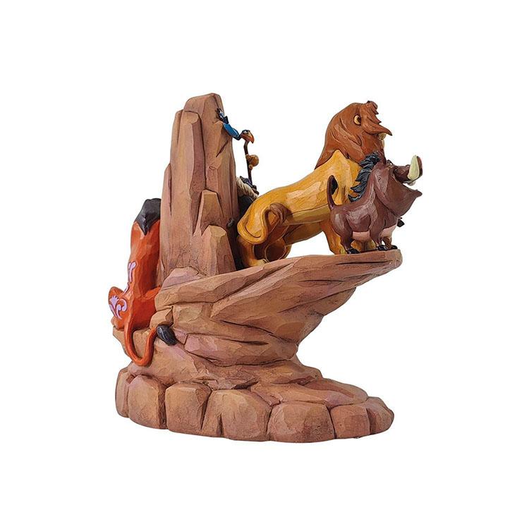 フィギュア ディズニー ライオン・キング プライドロック 約23cm enesco Disney Traditions ライオンキの画像