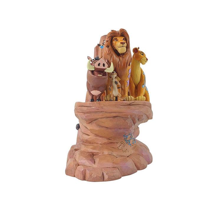 フィギュア ディズニー ライオン・キング プライドロック 約23cm enesco Disney Traditions ライオンキの画像