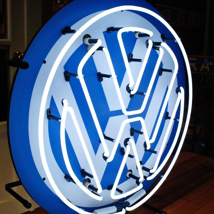 フォルクスワーゲン 看板 照明 ネオンサイン VOLKS WAGEN 縦61