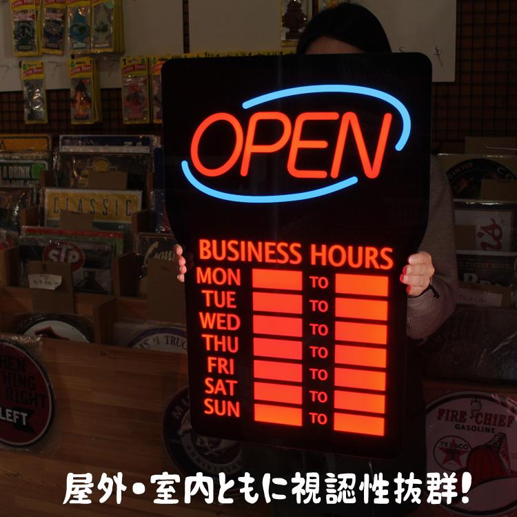 店舗用看板 OPENサイン ビジネスアワーサイン 高さ61.5×幅41cm 店舗用看板 OPENサイン ビジネスアワーサイン 高さ61.5×幅41cm