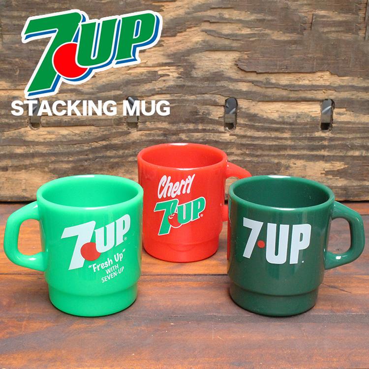 セブンアップ マグカップ スタッキングマグ 7UP 高さ92×直径82mm