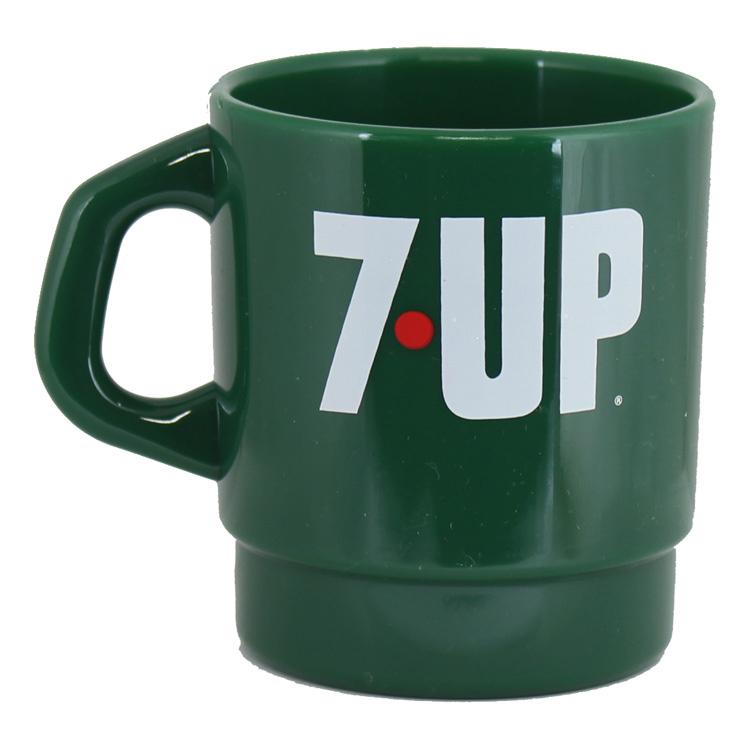 セブンアップ マグカップ スタッキングマグ 7UP 高さ92×直径82mm セブンアップ マグカップ スタッキングマグ 7UP 高さ92×直径82mm