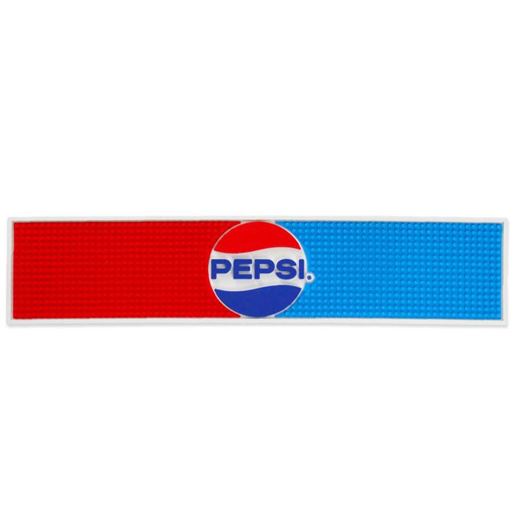 バーマット PEPSI 縦13.2×横60.5×厚さ0.8cm ラバー製 ペプシ ドリンク柄 バー用品 カウンター コースタート｜colour｜10