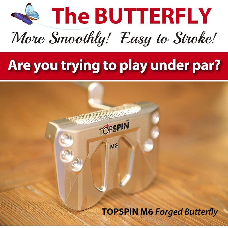 JAMESMILR (ジェームズミラー) TOPSPIN パター マレット 6 鍛造バタフライ ジェームズミラー TOPSPIN パター マレット 鍛造バタフライ