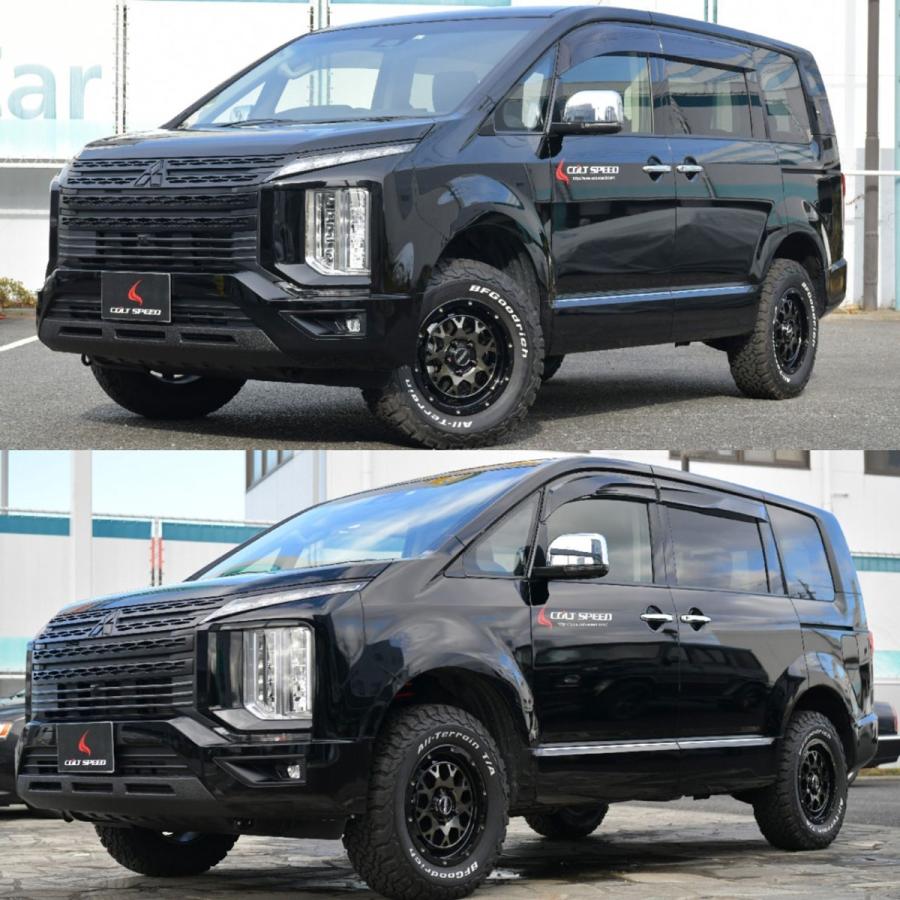 デリカD:5 (CV1W、2W、4W、5W) 　AERO SIDE VISOR　エアロサイドバイザー CSメタルエンブレム プレゼントセット！品番：CSD0301-006 |  | 02