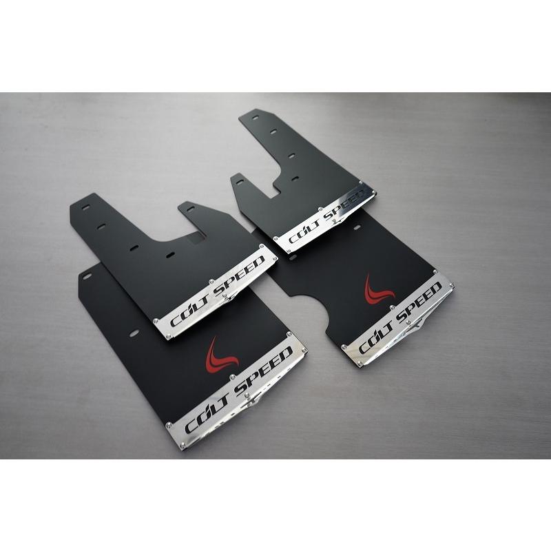 （アウトレット商品）コルトスピード （COLT SPEED）　三菱デリカD:5（2019.02〜モデル）専用　マッドフラップ フロント＆リヤ セット（ブラックカラー） |  | 04