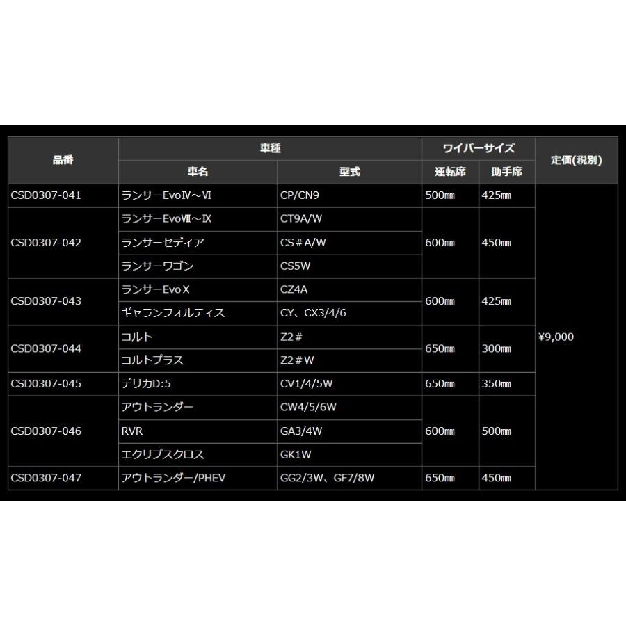 コルトスピード （COLT SPEED） CZ4A ランサーエボ10 AERO WIPER EVO