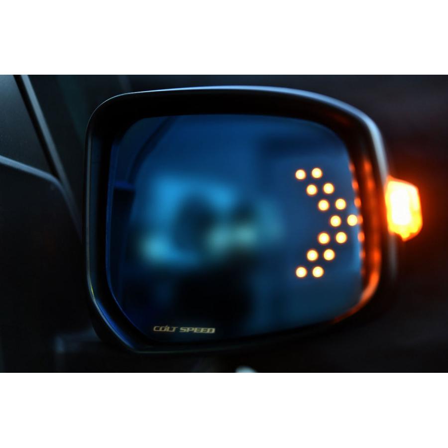 MINI F55,56 ブルーワイドミラー LEDウインカー＆防曇ヒーター付