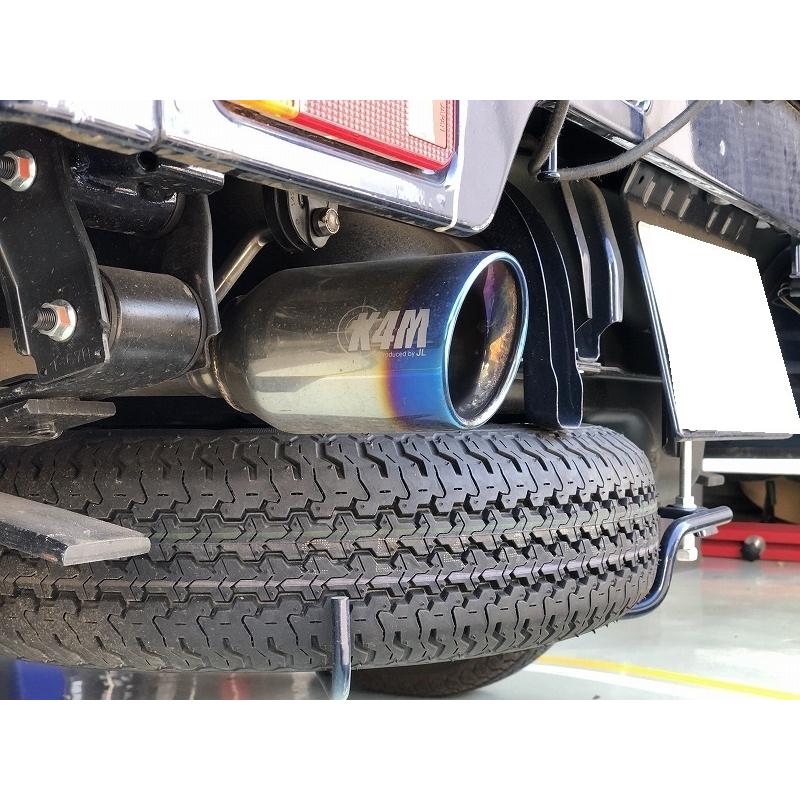 j;luth】ジェイルート 車検対応スポーツマフラーK4M スズキキャリー