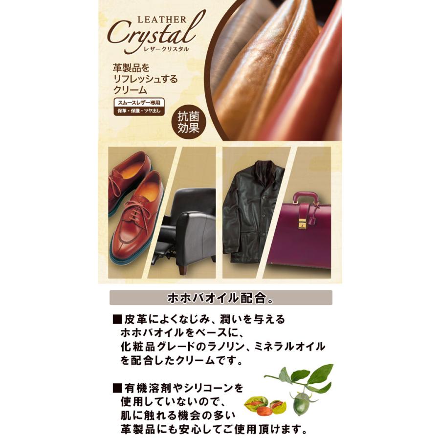 COLUMBUS（コロンブス） レザークリスタル100+抗菌 100g スポンジ付き