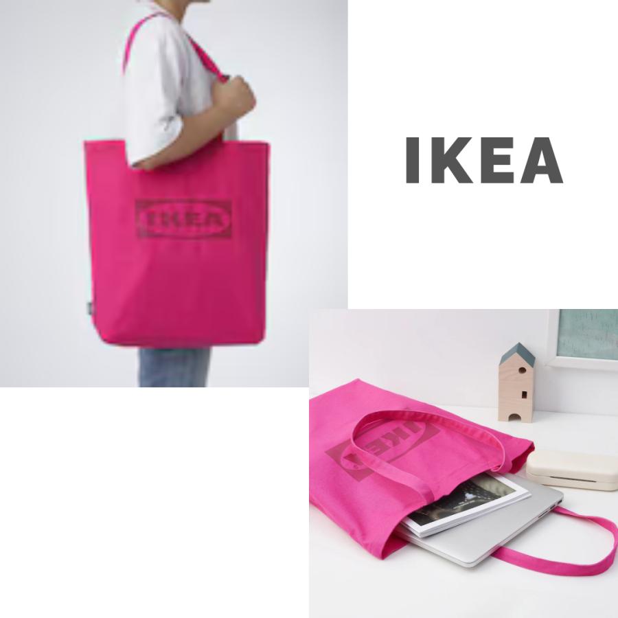 イケア（IKEA） エフテルトレーダ トートバッグ エコバッグ ホワイト