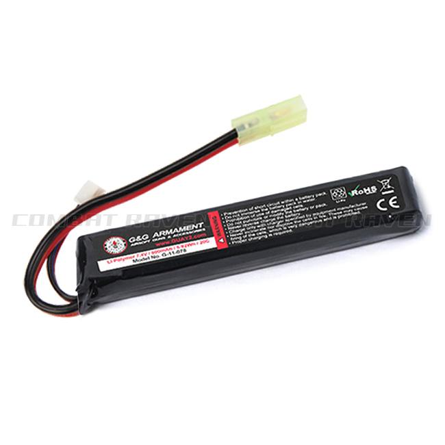 G&G 【G＆G ARMAMENT】Li-Po 7.4V 800mAh バッテリー (For M4/M16