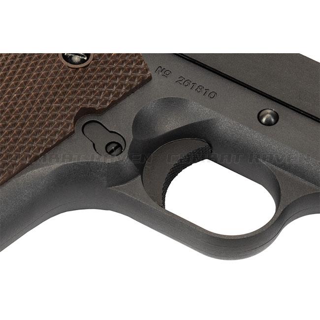 【BATON airsoft】18才以上用CO2ガスブローバック M1911A1 CO2GBB 最新ロット/JASG認定/ガバメント/COLT/エアガン/973549〈*0101-0700-BK〉の画像