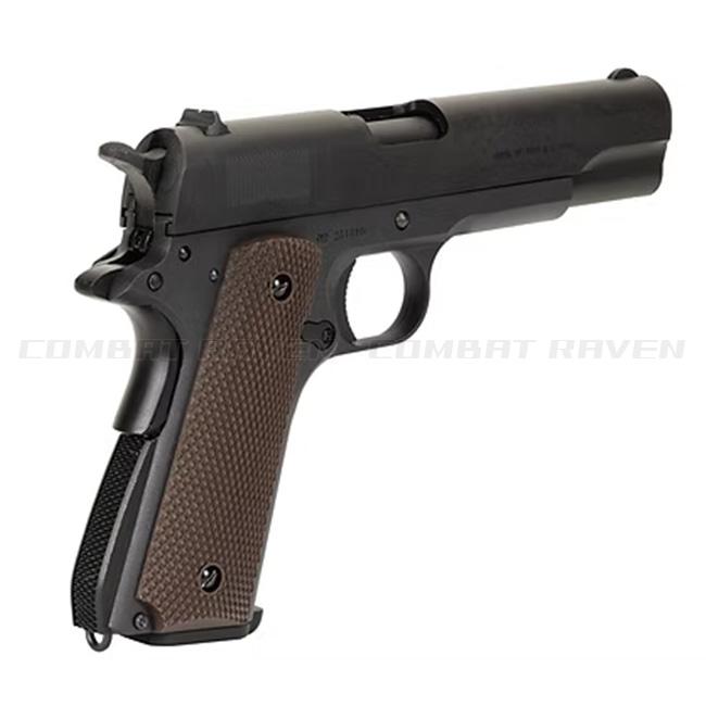【BATON airsoft】18才以上用CO2ガスブローバック M1911A1 CO2GBB 最新ロット/JASG認定/ガバメント/COLT/エアガン/973549〈*0101-0700-BK〉の画像