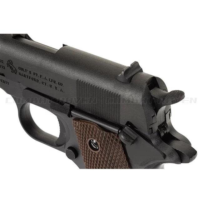 【BATON airsoft】18才以上用CO2ガスブローバック M1911A1 CO2GBB 最新ロット/JASG認定/ガバメント/COLT/エアガン/973549〈*0101-0700-BK〉の画像