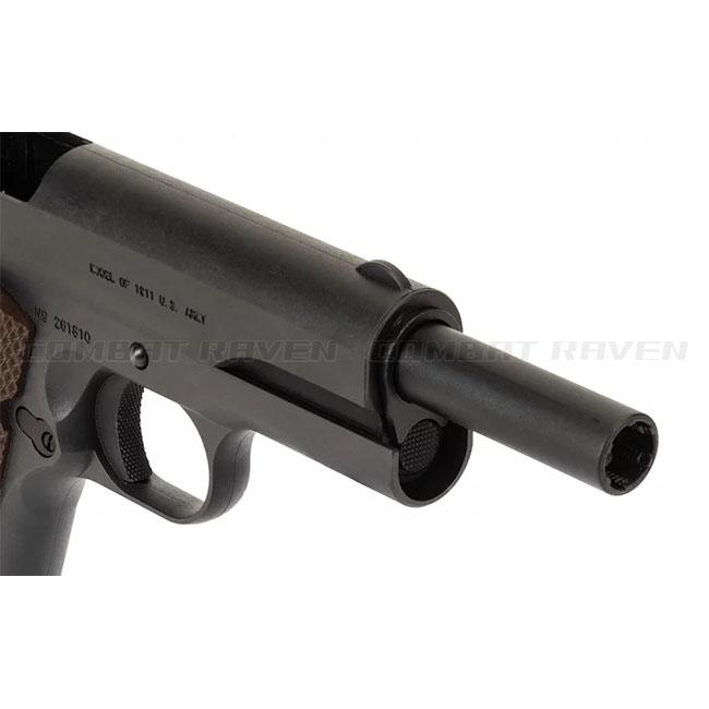 【BATON airsoft】18才以上用CO2ガスブローバック M1911A1 CO2GBB 最新ロット/JASG認定/ガバメント/COLT/エアガン/973549〈*0101-0700-BK〉の画像