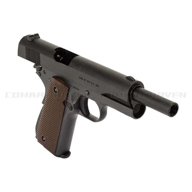 【BATON airsoft】18才以上用CO2ガスブローバック M1911A1 CO2GBB 最新ロット/JASG認定/ガバメント/COLT/エアガン/973549〈*0101-0700-BK〉の画像