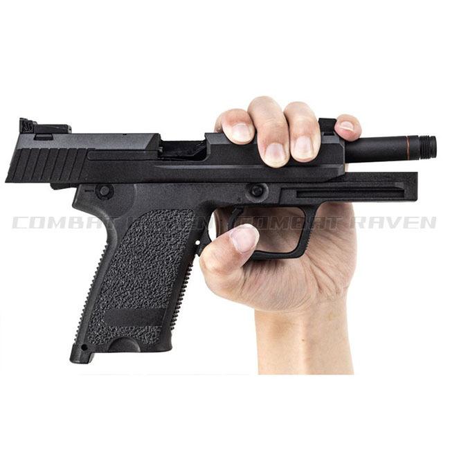 【BATON airsoft】18才以上用CO2ガスブローバック BH-USP Tactical CO2GBB/JASG認定/H&K/エアガン/971491〈#0101-0702-BK#〉｜combatraven｜17