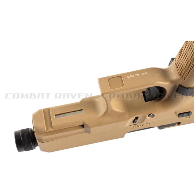 BATON airsoft】18才以上用CO2ガスブローバック GLOCK19X MOS CO2GBB