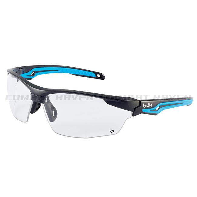 Bollé Safety 保護メガネ 青/透明 10個セット BOLLE SAFETY】セーフティースペクタクル トライオン(クリアレンズ