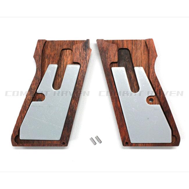 専用様　S&W製グリップ タナカワークス 木製グリップ S&W M327 用 ラウンド ゼブラ : HBLT