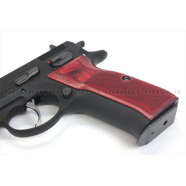 【PANDORA ARMS】ウッドグリップ KSC製CZ75用 チェッカー・レッド/ポスト投函送料無料(同梱不可)/AWG-1450/084509/284508〈#0109-CI0600-RE#〉｜combatraven｜06