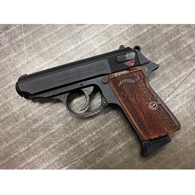 PANDORA ARMS】ウッドグリップ マルゼン製 ワルサーPPK/S用ブラウン