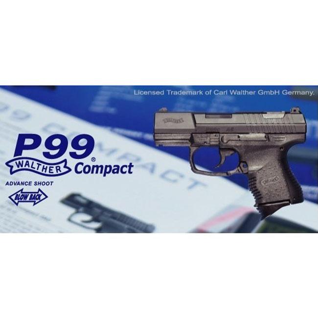 マルゼン】18才以上用ガスブローバック ワルサーP99コンパクト マルゼン】18才以上用ガスブローバック ワルサーP99コンパクト