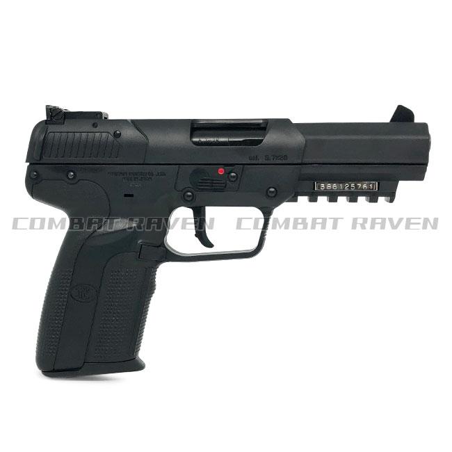 【マルシン】18才以上用6mmCO2ガスガン FN Five-seveN V2 BLACK 真鍮ピストン/ガスブローバック/5-7/20mmレール/450103〈#0112-0659-BK#〉｜combatraven｜02