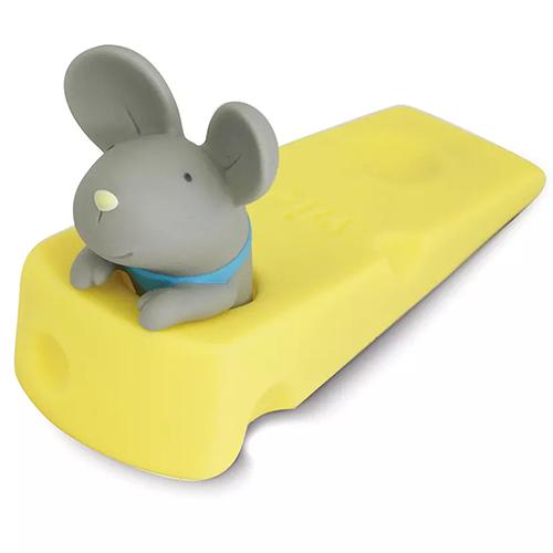 ネズミ ドアストッパー かわいい 扉止め 白 グレー 鼠 PVC ドア止め |  | 02