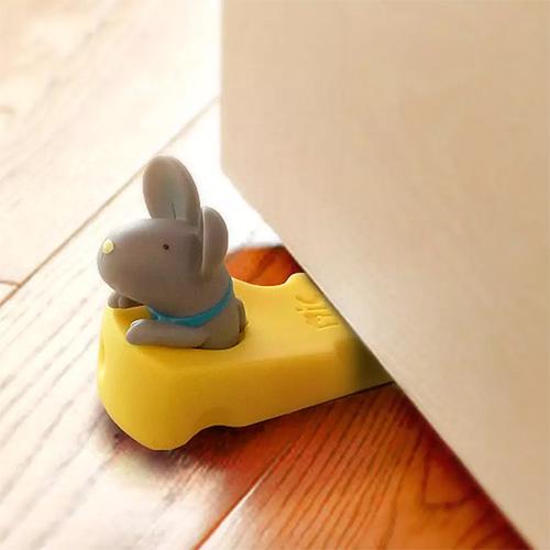ネズミ ドアストッパー かわいい 扉止め 白 グレー 鼠 PVC ドア止め |  | 06