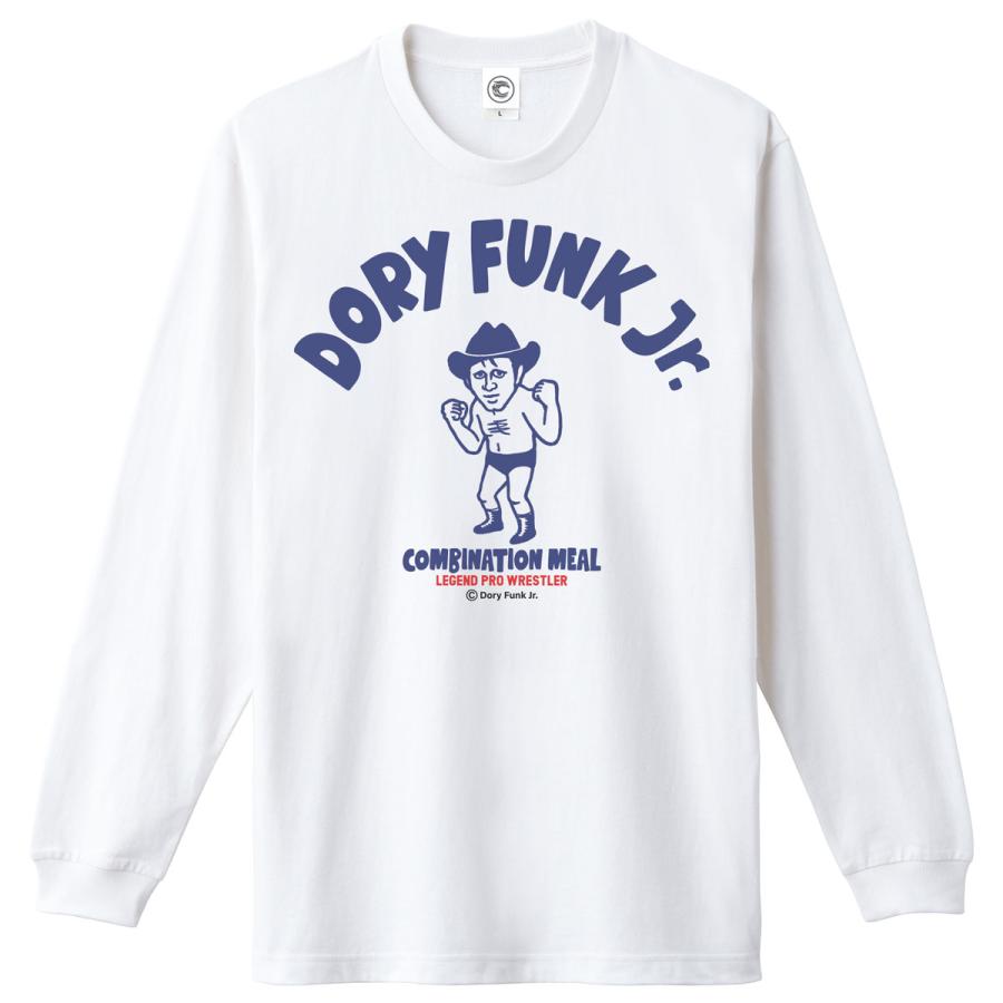 【COMBINATION MEAL コンビネーションミール】ドリー・ファンク・ジュニア DORY FUNK Jr. ロングスリーブTシャツ(袖リブ) | 