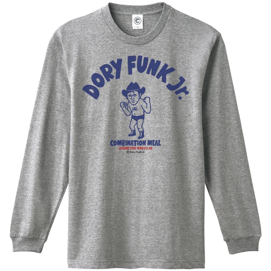 【COMBINATION MEAL コンビネーションミール】ドリー・ファンク・ジュニア DORY FUNK Jr. ロングスリーブTシャツ(袖リブ) |  | 01
