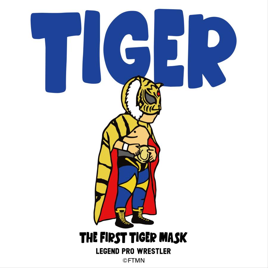 【COMBINATION MEAL コンビネーションミール】【期間限定販売】初代タイガーマスク TIGER ロングスリーブTシャツ(袖リブ) レジェンドプロレスラーシリーズ｜combinationmeal｜05