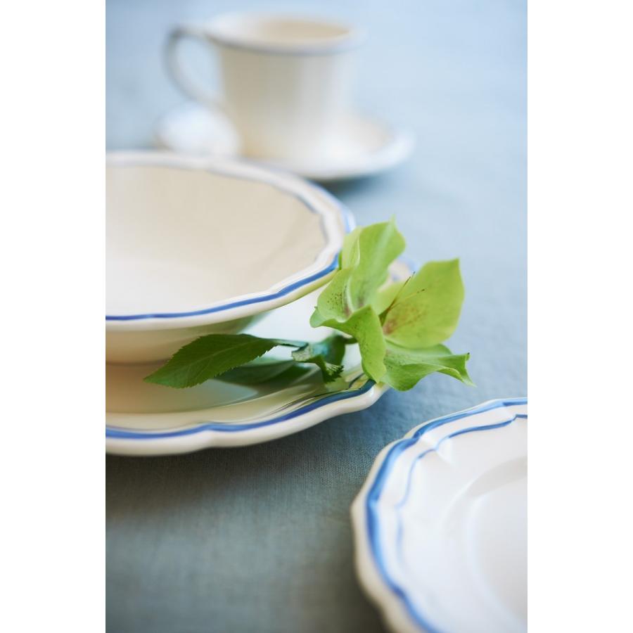 【ジアン】シリアルボウル 2個セット Gien 中サイズ　深皿　フィレ・ブルー ジアン】シリアルボウル 2個セット Gien 中サイズ 深皿 フィレ・ブルー