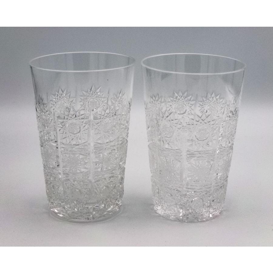 ボヘミアングラス クリスタル 500PK タンブラー 2個セット : Combing