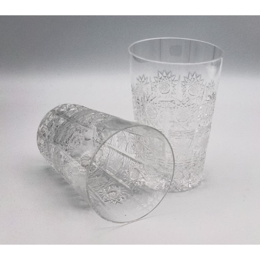 ボヘミアングラス クリスタル 500PK タンブラー 2個セット : Combing