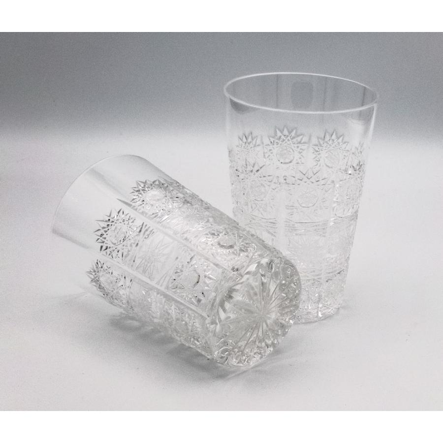 ボヘミアングラス　500pk ハンドカット　鉛クリスタル　チェコ製 3a99e304b53d9f2ce6fe4ee08a9a49