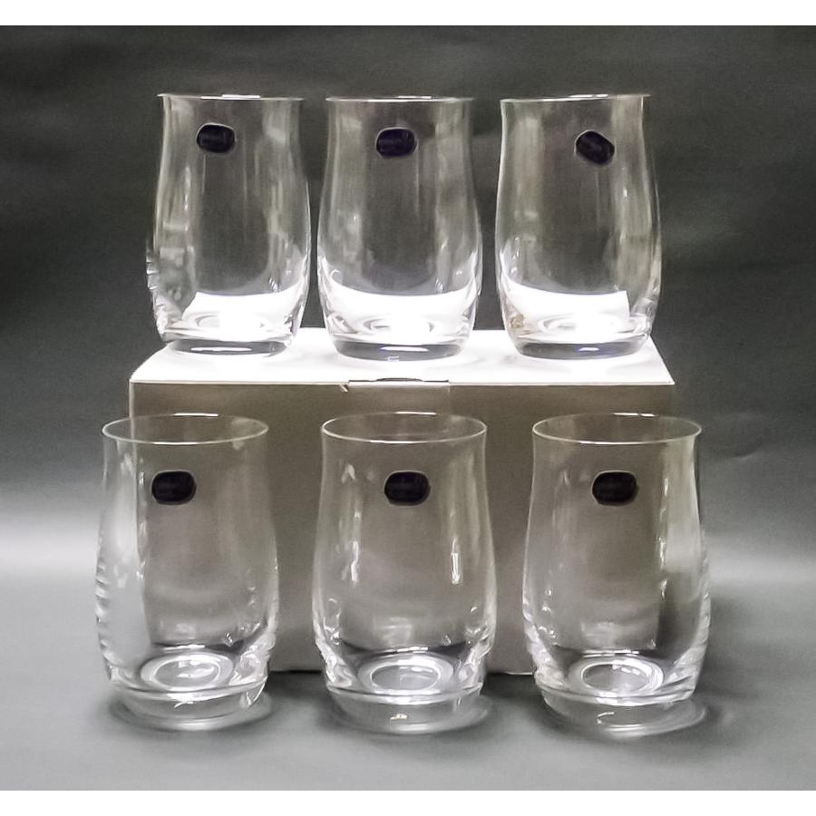 ボヘミアングラス 25032シェイプ タンブラー6個セット