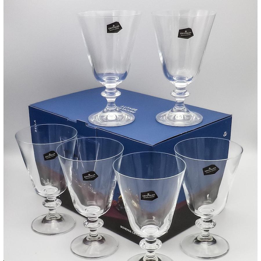 ボヘミアングラス BELLA ワイングラス 230ml 6個セット : Combing