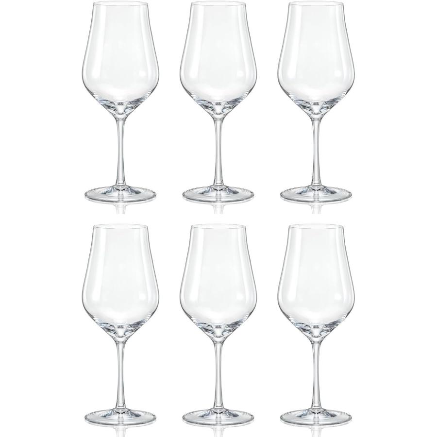 ボヘミアングラス ワイングラス 350ml 6個セット クリスタレックス