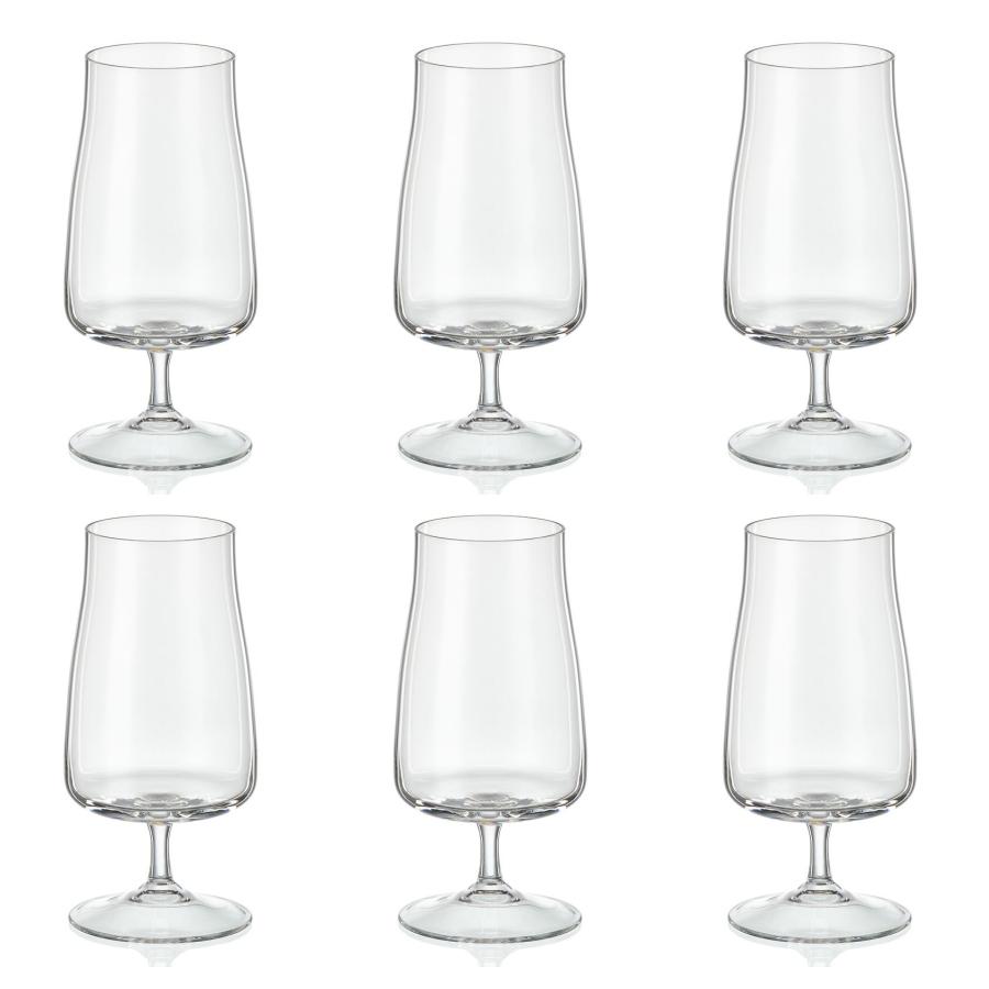 ボヘミアングラス ALEX ビールグラス 380ml 6個セット 40950-380-6 