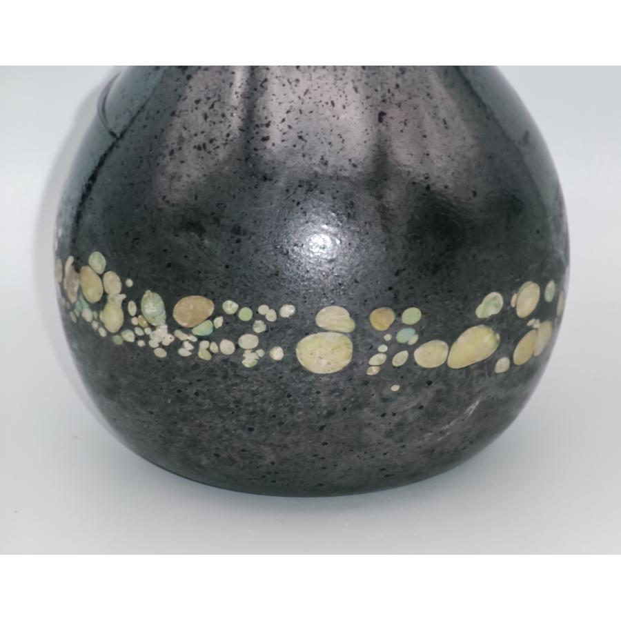 ボヘミアングラス ハンドメイド ガラス 花瓶 高さ30cm 70458-310-01