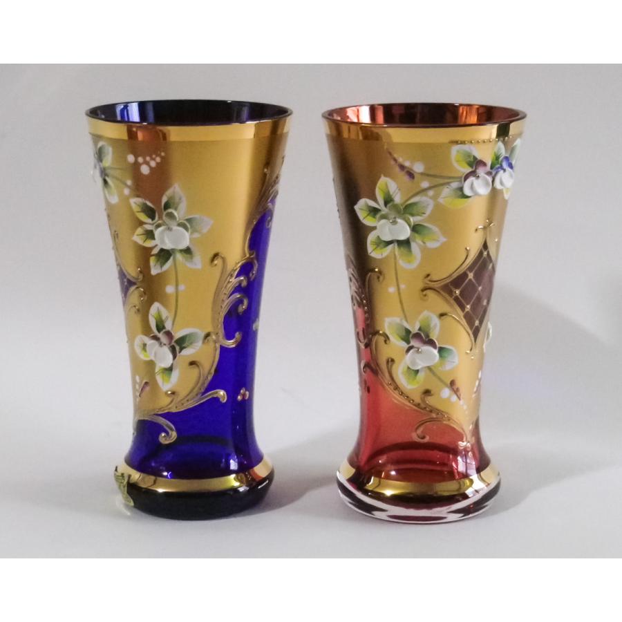 ボヘミアングラス エーゲルマン ハイエナメル タンブラー ペア :EMH