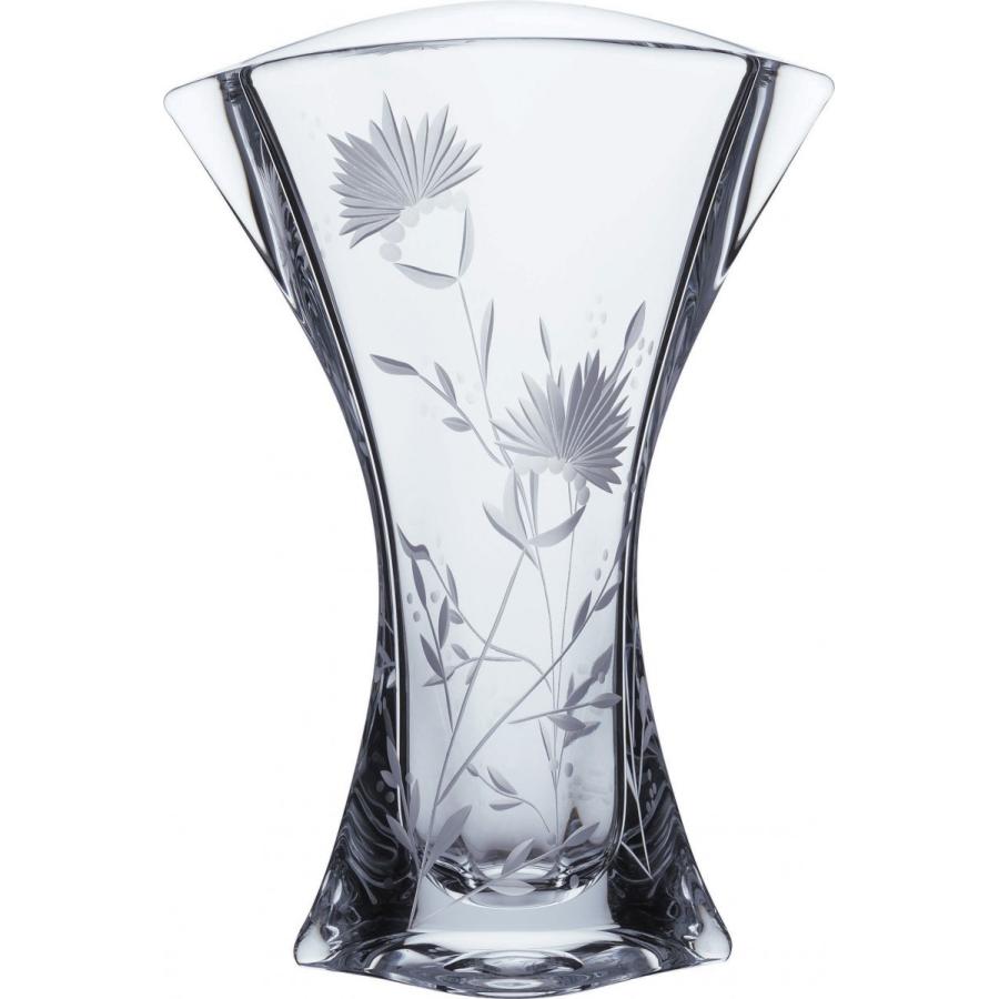 ボヘミアングラス クリスタル彫刻 花瓶 : svl-1000 : Combing Earth  
