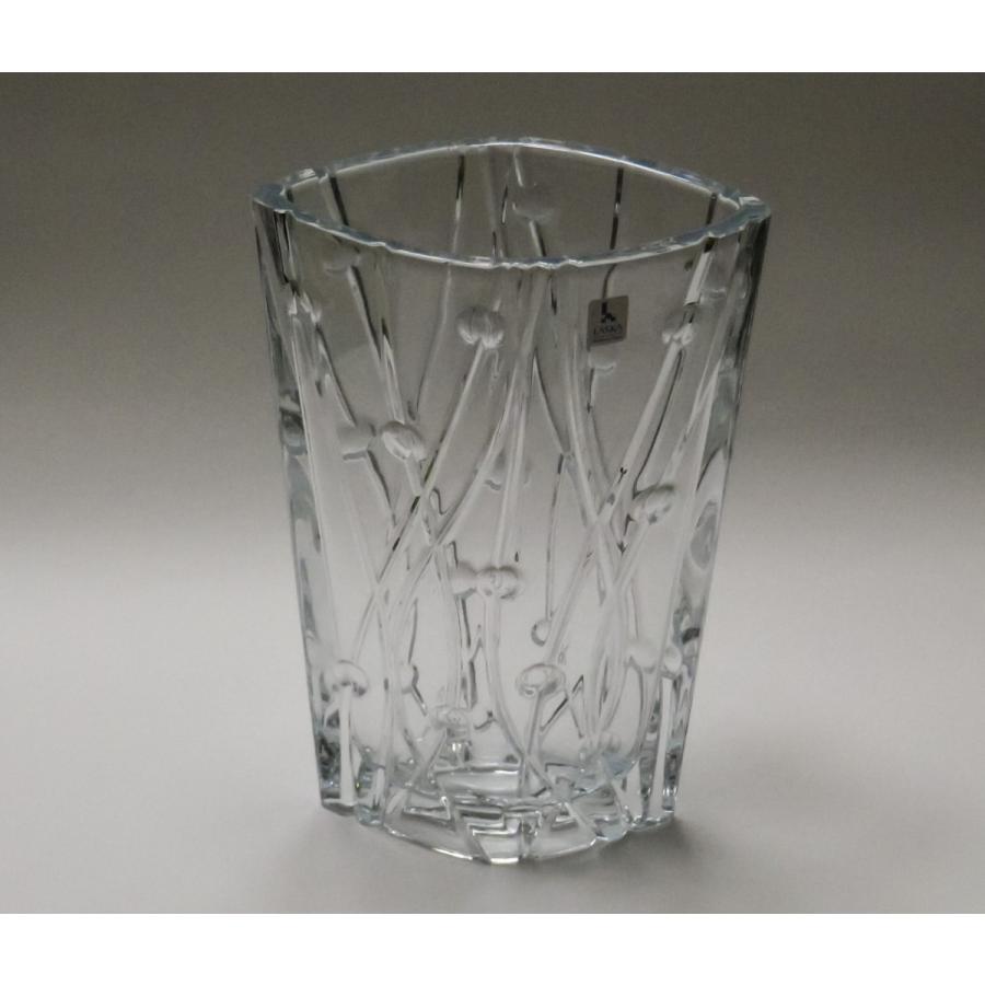 ボヘミアングラス クリスタル花瓶 海のしずく 人気商品